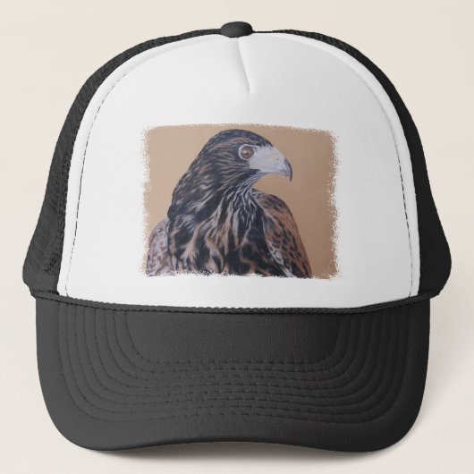 Immature Harris Hawk Truckerkappe (Vorderseite)