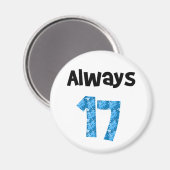 Immer 17 magnet (Vorderseite/Rückseite)