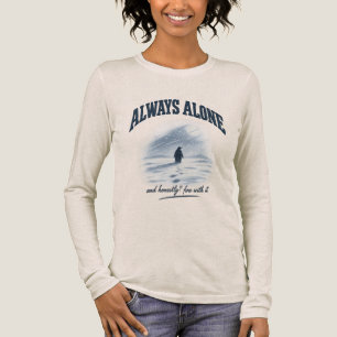 Immer Allein Und Ehrlich Gesagt In Ordnung T-Shirt Tri-Blend Shirt