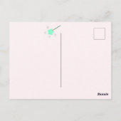Immer an die Magie glauben - Zauberfairy Wand Postkarte (Rückseite)