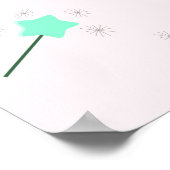 Immer an die Magie glauben - Zauberfei-Regenbogen Poster (Ecke)