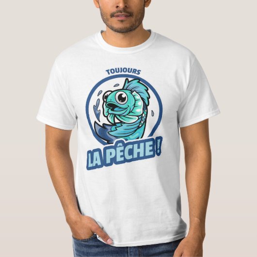 IMMER ANGELN! T-Shirt (Vorderseite)