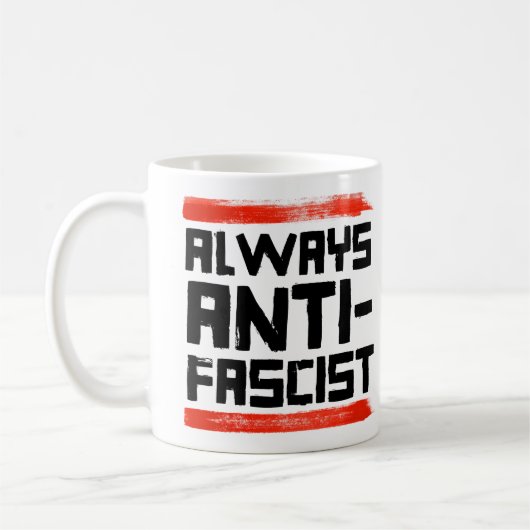 IMMER ANTI-FASKIST KAFFEETASSE (Links)