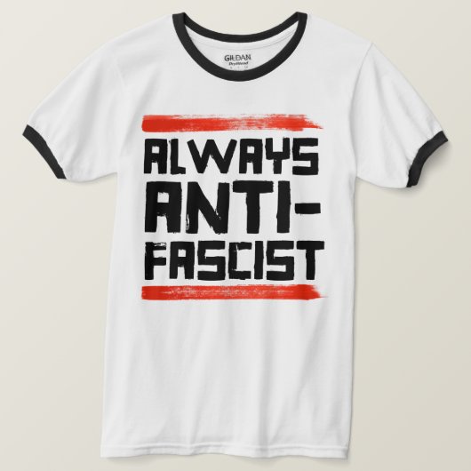 IMMER ANTI-FASKIST T-Shirt (Design vorne)