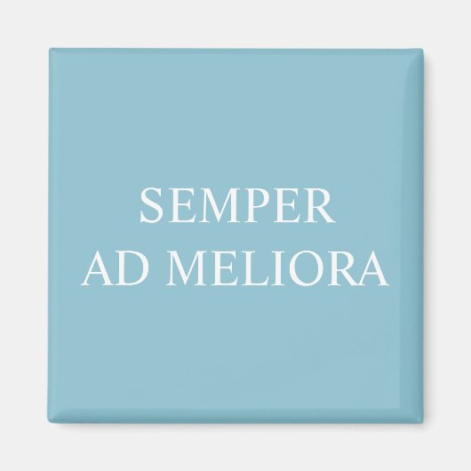 Immer auf dem Weg zu besseren Dingen Magnet (Vorne)