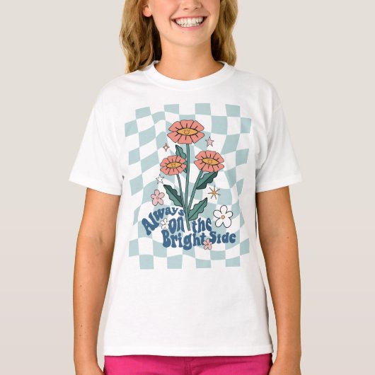 Immer auf der Sonnenseite Retro T-Shirt (Vorderseite)