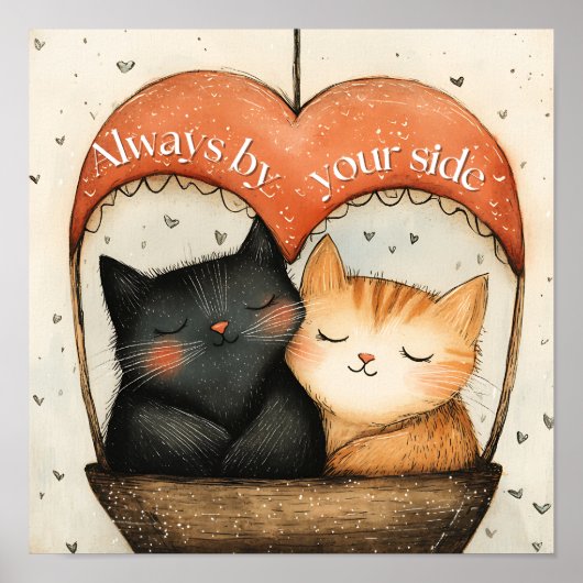 Immer auf Ihrer Seite Gemütliches Katapulonenrenne Poster (Vorne)