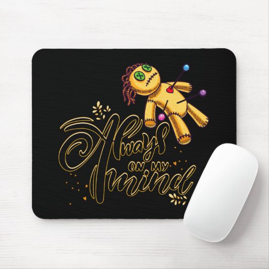 Immer auf meinem Kopf Funny Halloween Voodoo Doll Mousepad (Mit Mouse)