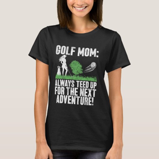 Immer aufgezogen für das nächste Abenteuer! Golf-M T-Shirt (Vorderseite)