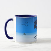 Immer Beach Bound! Blue Midnight Tasse (Links)