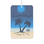 Immer Beach Bound, Mitternacht Blue Autolufterfrischer (Vorderseite)