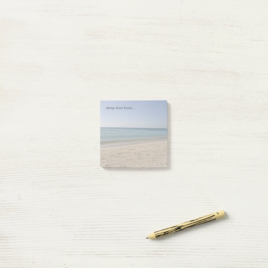 Immer Beach Bound Post-it Klebezettel (Auf Schreibtisch)