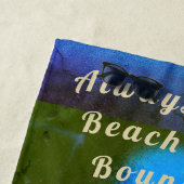Immer Beach Boy Night Time Blue B Strandtuch (Beispiel)