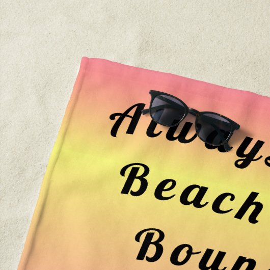 Immer Beach Boy Pink Sommer Strandtuch (Beispiel)