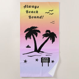 Immer Beach Boy Pink Sommer Strandtuch