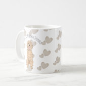 Immer bei dir | Individuelles Foto Golden Doodle Kaffeetasse (Vorderseite Links)