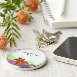 Immer bei Dir – Süßes Kaninchen Schlüsselanhänger