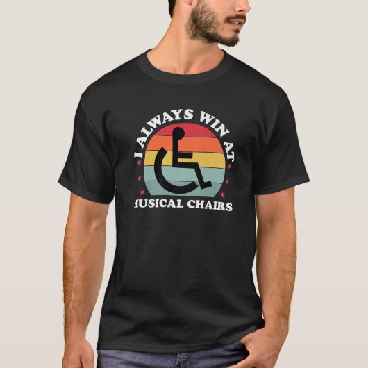Immer beim Handicap gewinnen Mit Behinderung Funny T-Shirt (Vorderseite)