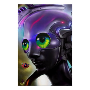 Immer beobachten - Ken Gage Art Poster