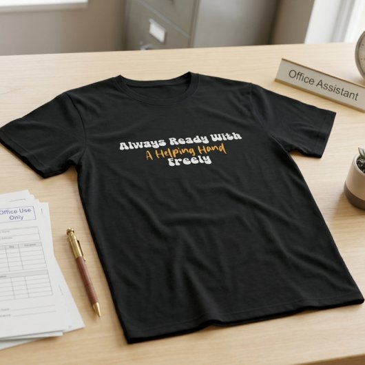 Immer bereit mit einer helfenden Hand Schule T-Shirt