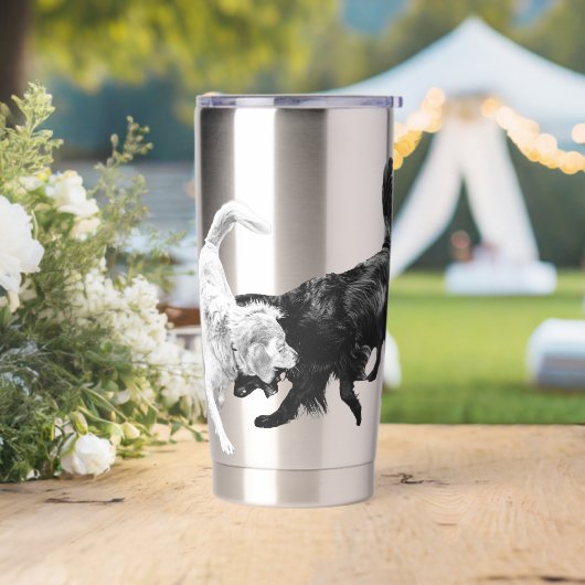 Immer bereit zu spielen thermobecher (Hochzeit)