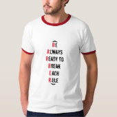 Immer bereiter Friseur-T - Shirt (Vorderseite)