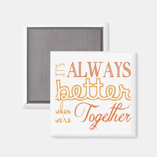 Immer besser magnet (Vorderseite/Rückseite)