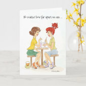 Immer beste Freundenkarte Karte (Gelbe Blume)