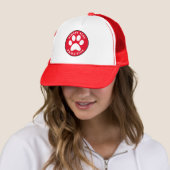 IMMER BLEIBE PAWSITIVE Hundepfeife Truckerkappe (Beispiel)