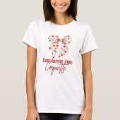 Immer charmant, immer kokette Kirschschleife T-Shirt (Vorderseite)