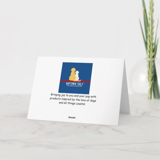 Immer da sein Danke Karten (Rückseite)