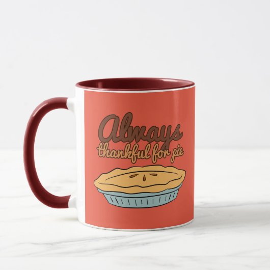 Immer dankbar für Kuchen Tasse (Links)