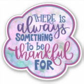 Immer dankbar, Girl Lila Inspirivity Sticker (Vorderseite)