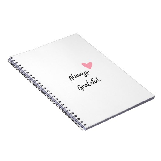 Immer dankbar Journal Notizblock (Rechte Seite)