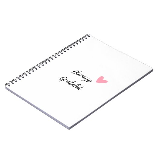 Immer dankbar Journal Notizblock (Linke Seite)