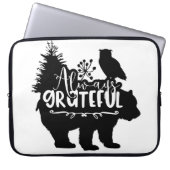 Immer dankbar laptopschutzhülle (Vorderseite)