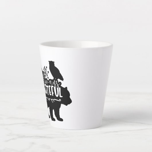 Immer dankbar milchtasse (Vorderseite)