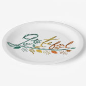 Immer dankbar pappteller (Schrägansicht)