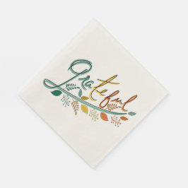 Immer dankbar serviette