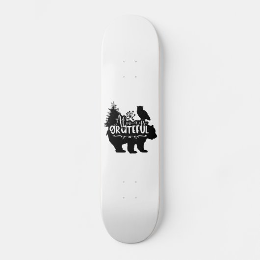 Immer dankbar skateboard (Vorderseite)