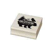 Immer dankbar Waldlandschaft Gummistempel (Stempel)