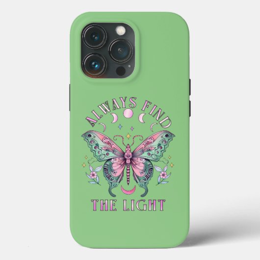 Immer das Licht finden Schöne farbenfrohe Schmette Case-Mate iPhone Hülle (Rückseite)