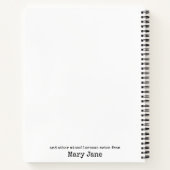 Immer das richtige SpiralNotebook Notizblock (Rückseite)