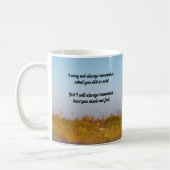 "Immer denken" Kaffeetasse (Links)