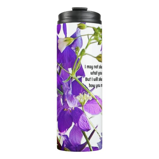 "Immer denken" Thermosbecher (Vorderseite)