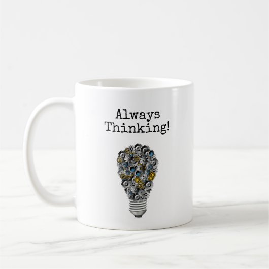 Immer denkend kaffeetasse (Links)