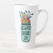 Immer die Freude aussuchen Milchtasse (Rechts)