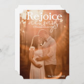 Immer die Urlaubskarte genießen Feiertagskarte (Vorne/Hinten)