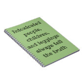 Immer die Wahrheit sagen Notizblock (Rechte Seite)