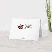 Immer die Zeit, um eine geklappte Grußkarte zu hab Karte (Rückseite)